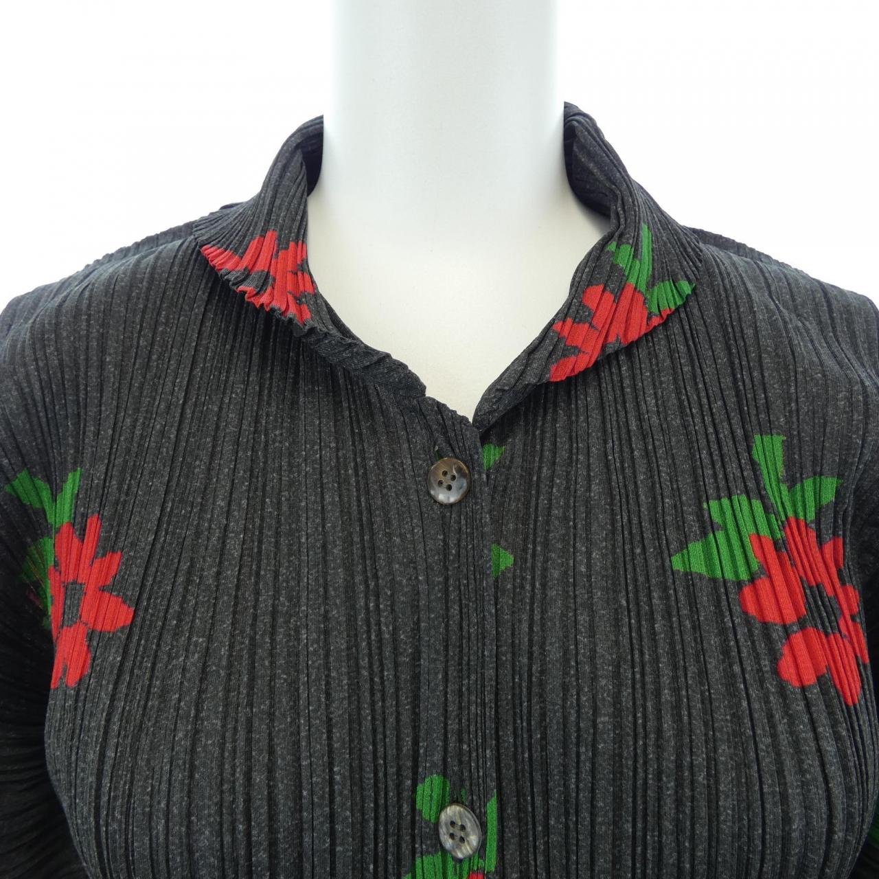 【ヴィンテージ】プリーツプリーズ PLEATS PLEASE 2002 フラワー PP22-JJ751 シャツ