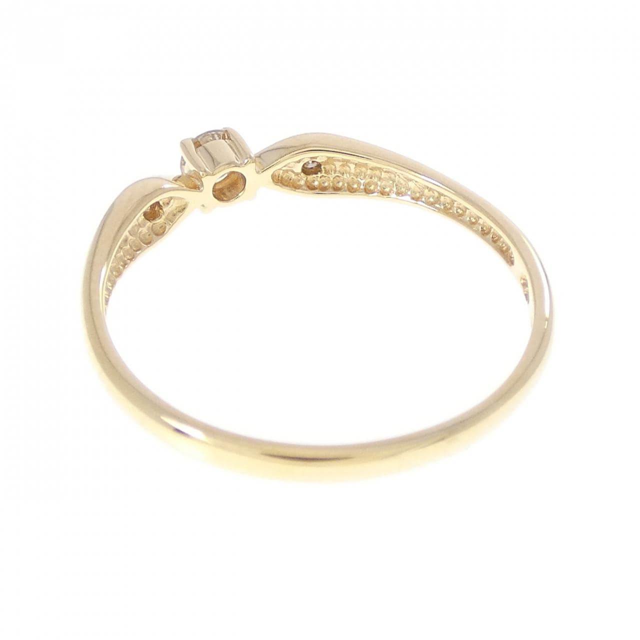 K18YG ダイヤモンド リング 0.10CT