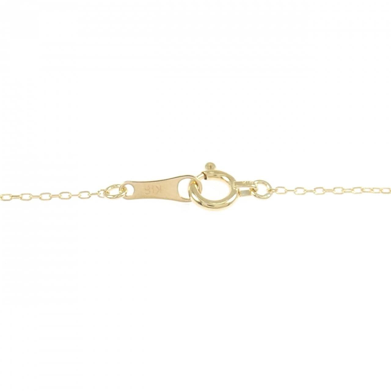 750YG/K18YG クロス ネックレス