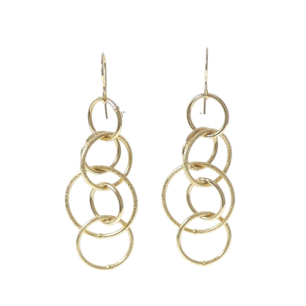 STAR JEWELRY K18YG earrings