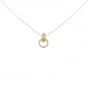 K18PG ダイヤモンド ネックレス 0.03CT