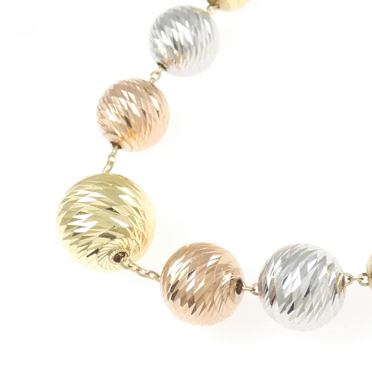 【新品】750スリーカラー ネックレス