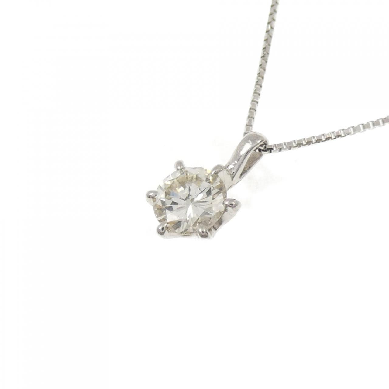 PT850 ソリティア ダイヤモンド ネックレス 0.380CT