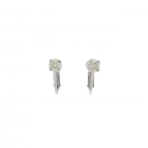 K18WG/K14WG ダイヤモンド イヤリング 0.531CT