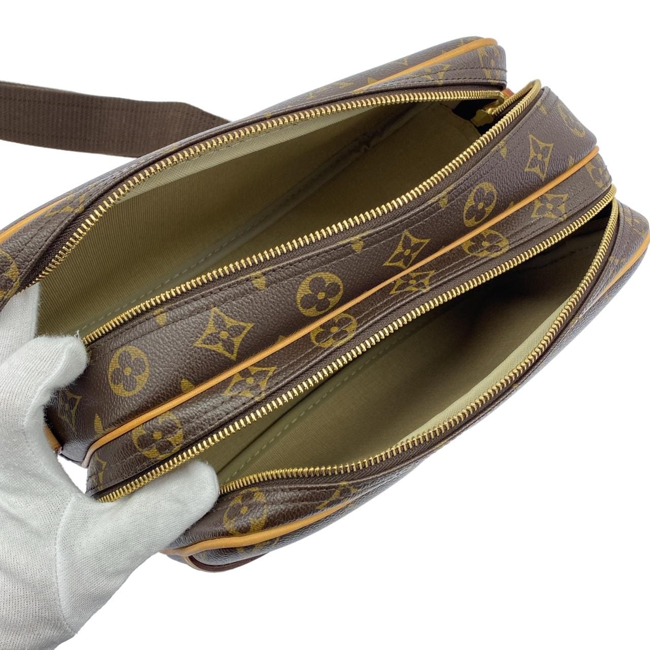 ルイヴィトン モノグラム リポーター 28cm M45254 ショルダーバッグ