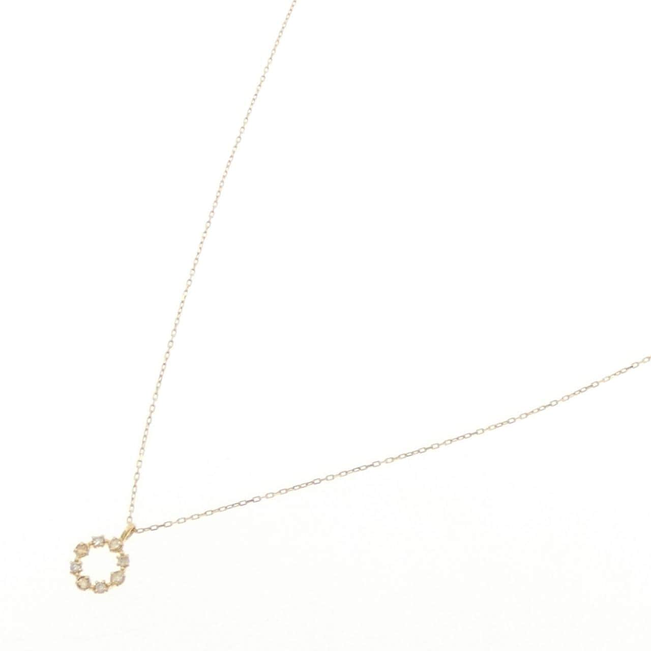 アガット ダイヤモンド ネックレス 0.05CT