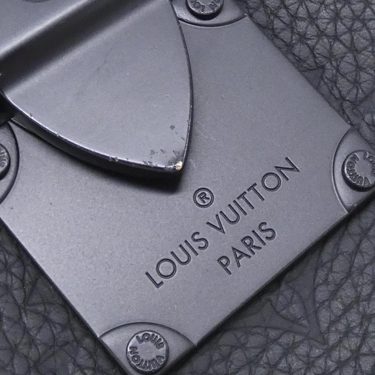 LOUIS VUITTON Vuitton Taurillon Monogram S Rock Vertical Wearable Wallet M81524 Shoulder Bag