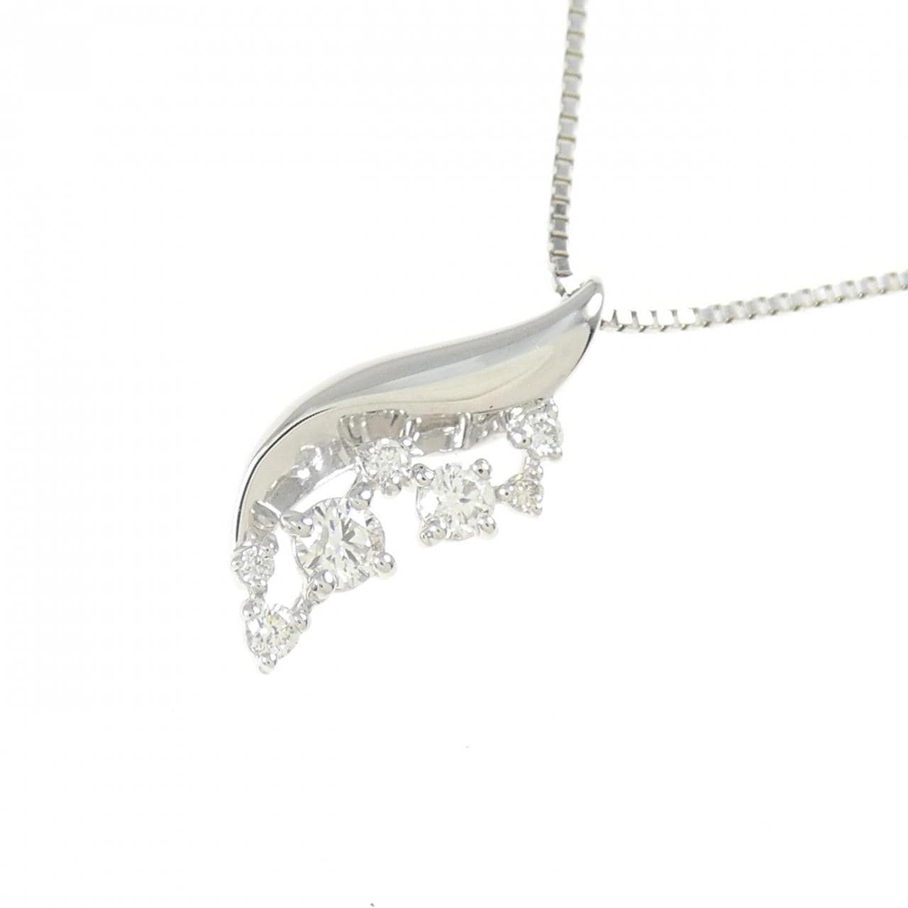 PT900/PT850 ダイヤモンド ネックレス 0.15CT