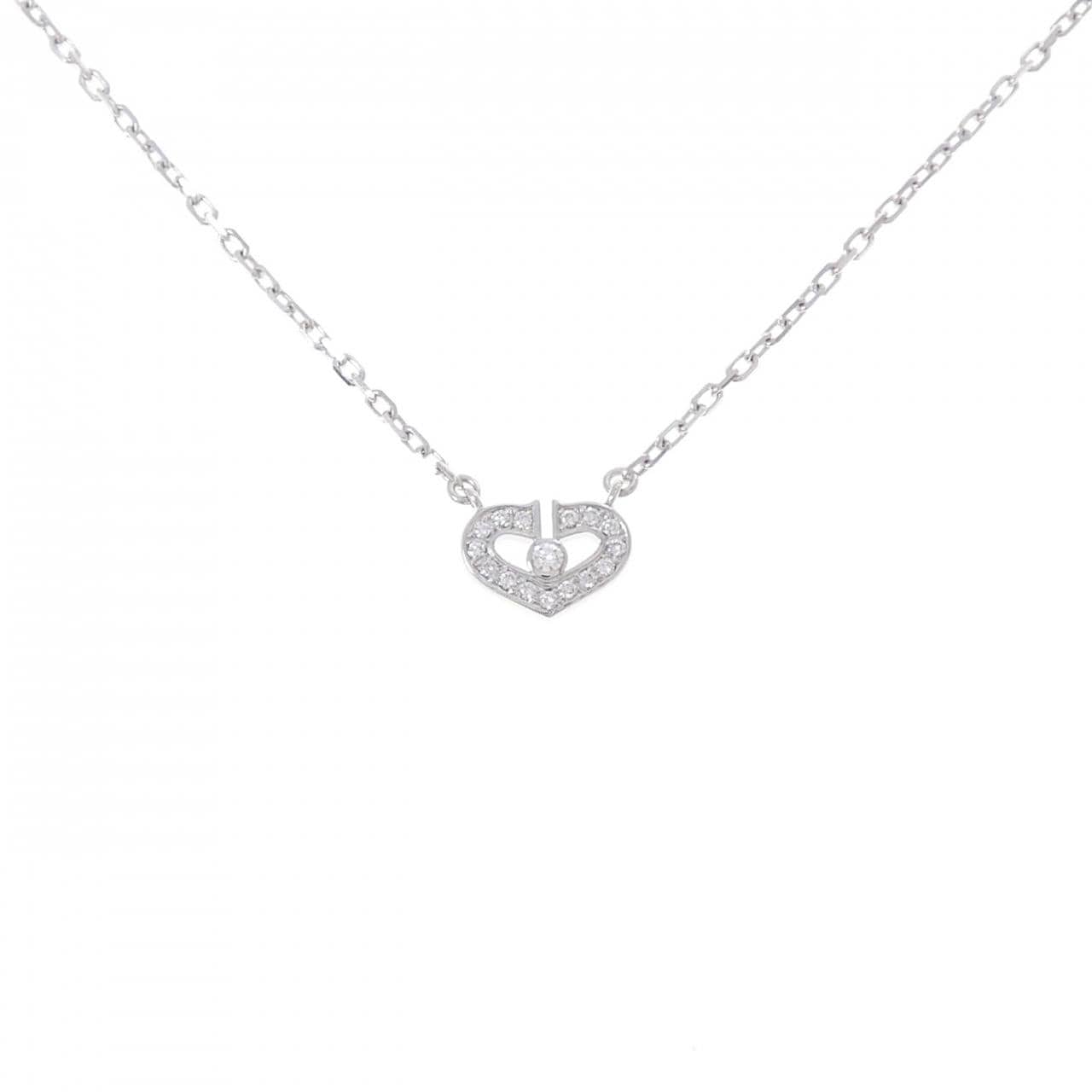 カルティエ Cハート ネックレス