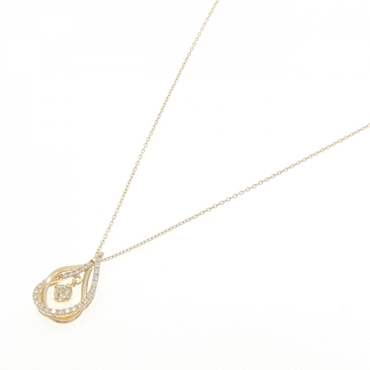 K18YG ダイヤモンド ネックレス 0.180CT