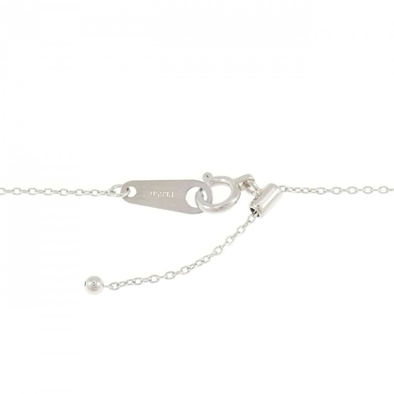 PT900/PT850 ソリティア ダイヤモンド ネックレス 0.30CT