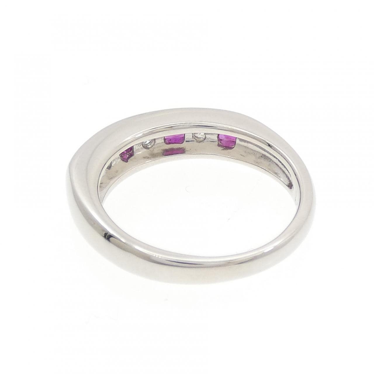 PT900 ルビー リング 0.45CT