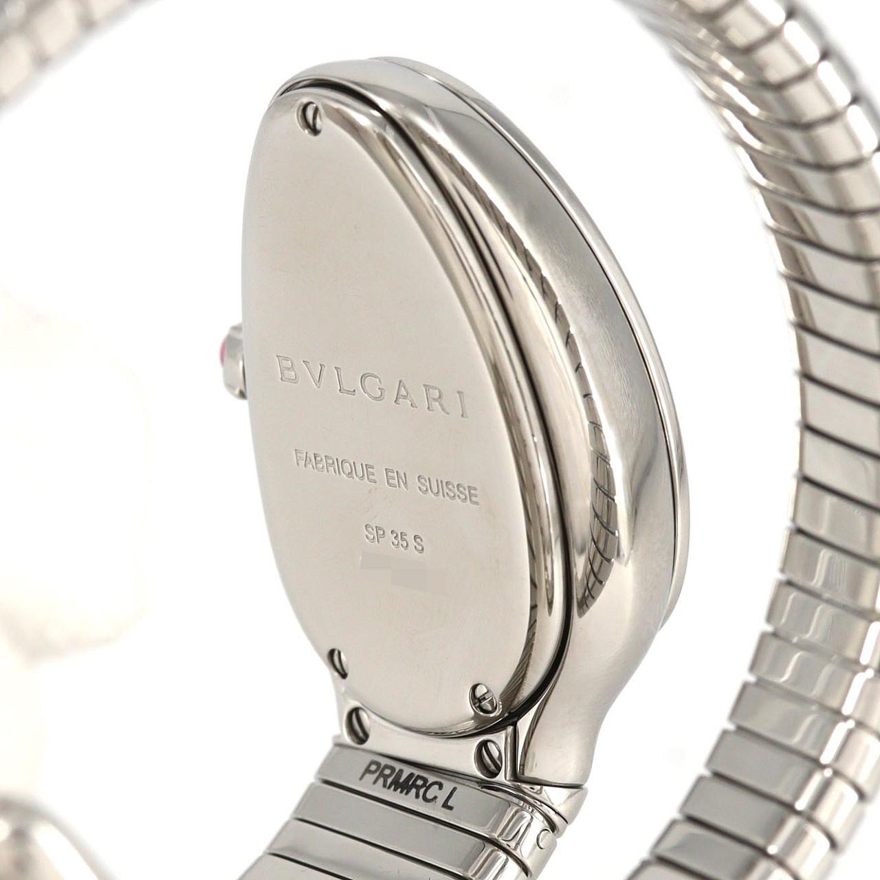 ブルガリ セルペンティトゥボガス/D Lサイズ SP35S/SP35BDSDS.1T SS クォーツ
