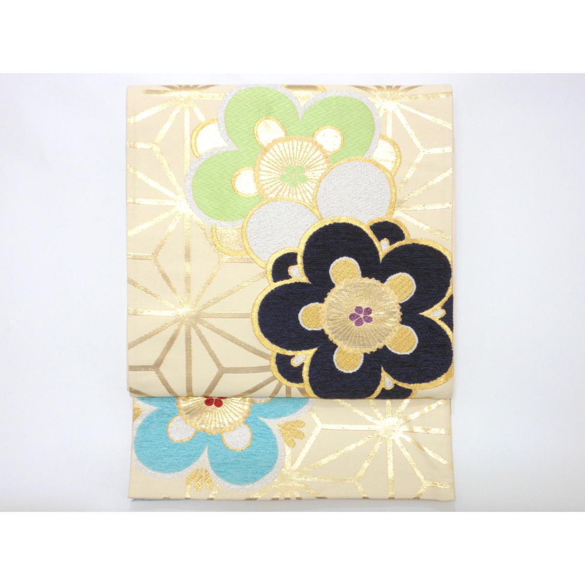 袋帯　モール入り　芯なし仕立