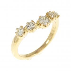 K18YG ダイヤモンド リング 0.50CT