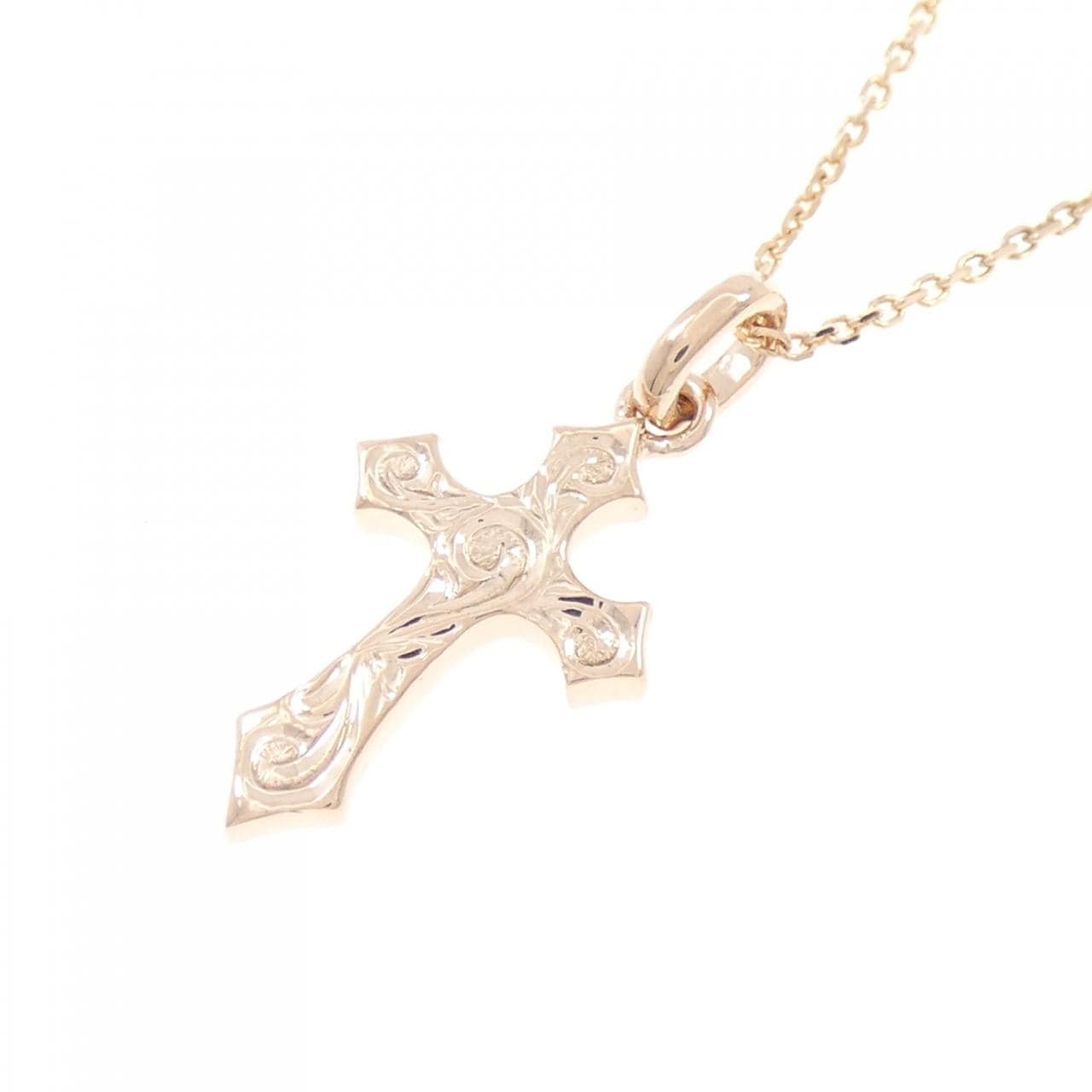 14KPG クロス ネックレス
