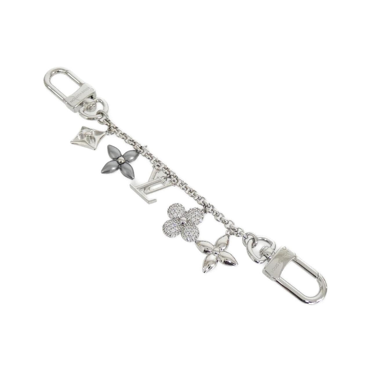 ルイヴィトン バッグチャーム スプリング ストリート ストラス チェーン M03212 キーリング