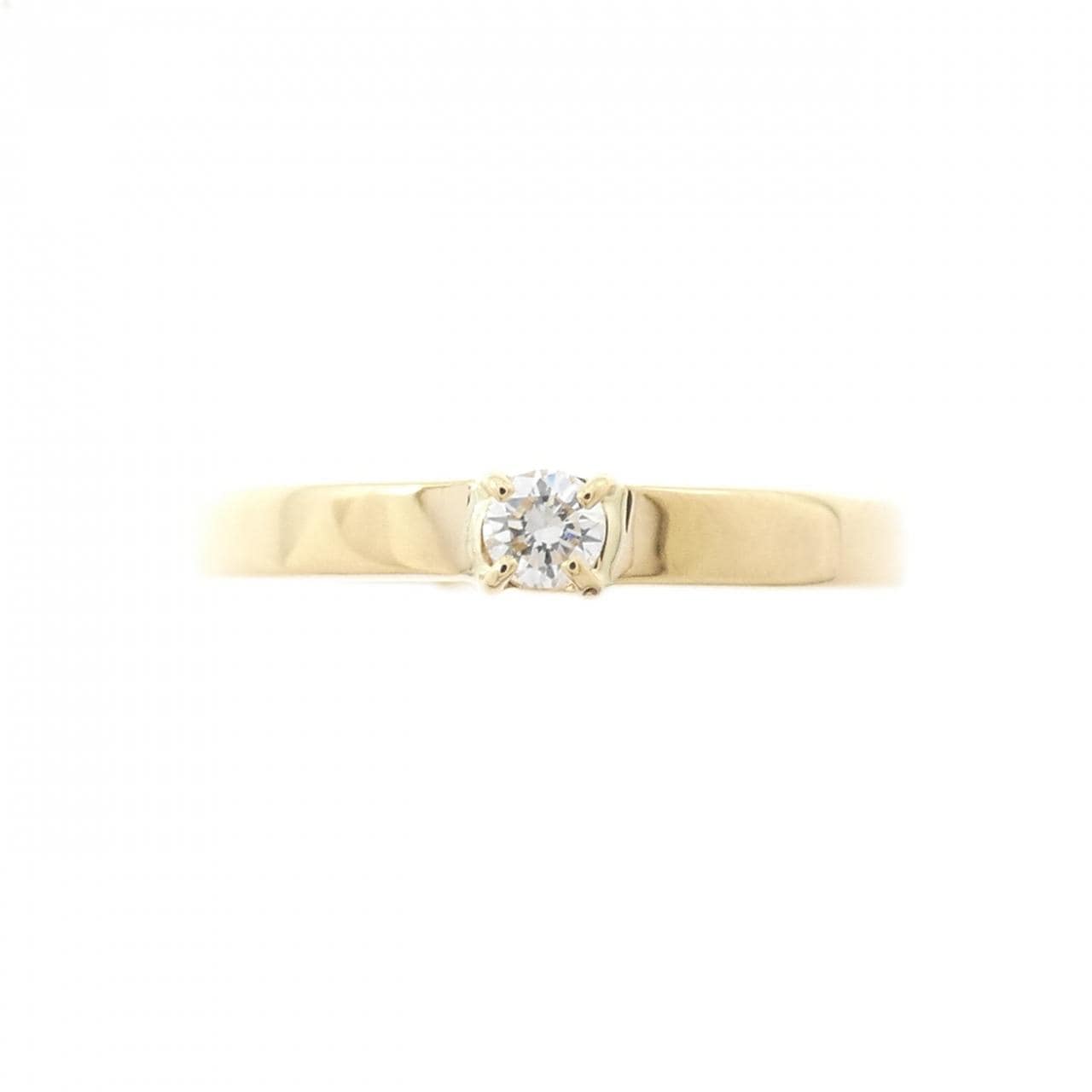 K18YG ダイヤモンド リング 0.08CT