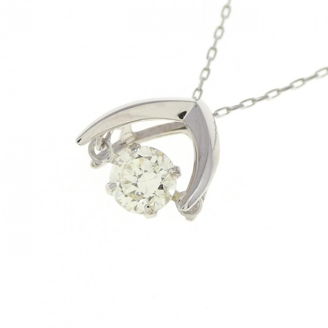 【新品】PT900 ダイヤモンド ネックレス 0.30CT