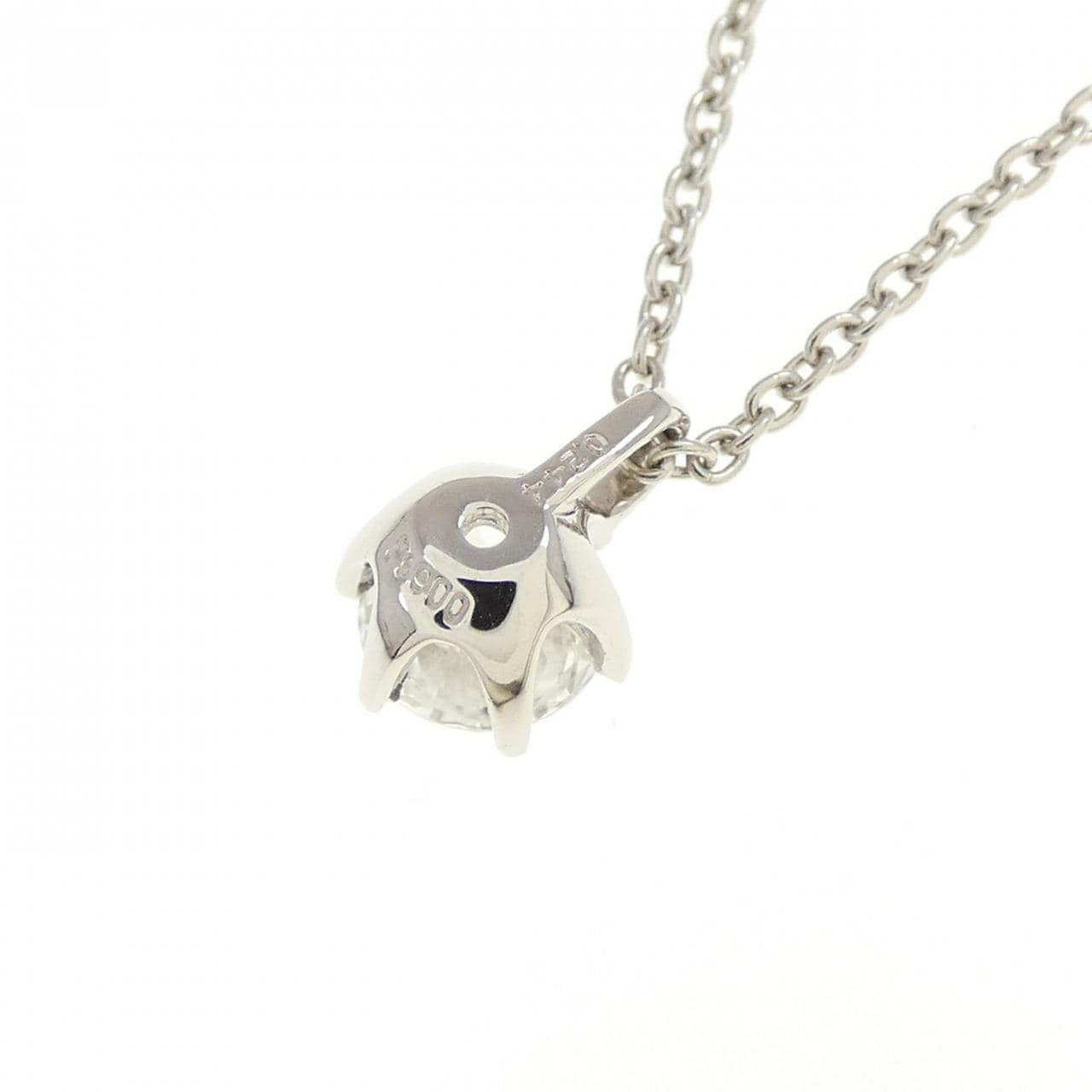 【リメイク】PT900/PT850 ダイヤモンド ネックレス 0.244CT F VS1 EXT