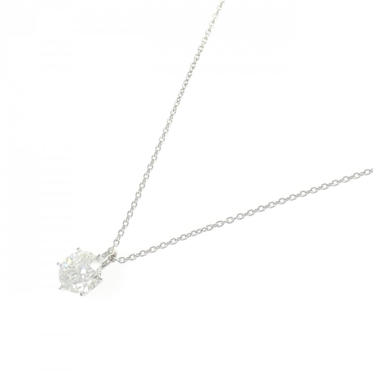 【リメイク】PT900/PT850 ダイヤモンド ネックレス 1.055CT H I1 VG