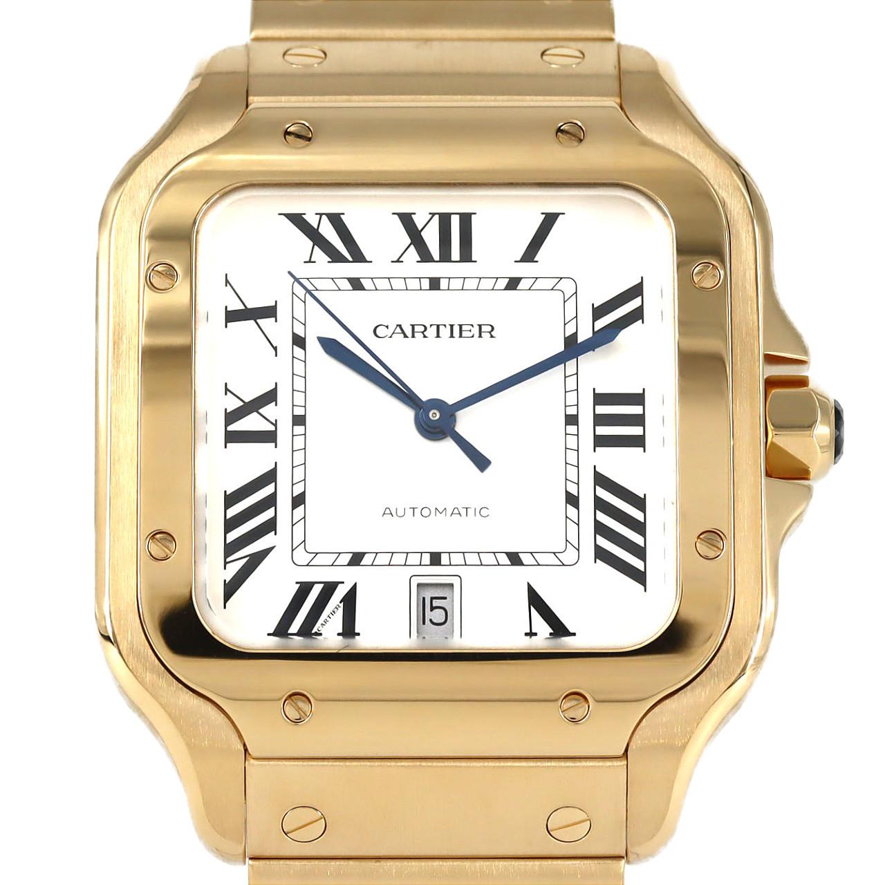 カルティエ サントスドゥカルティエLM YG WGSA0029 YG 自動巻