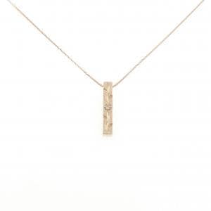K18PG ダイヤモンド ネックレス 0.02CT