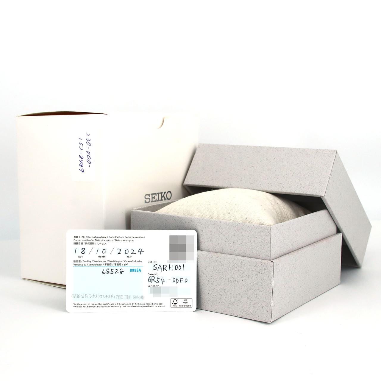 セイコー プレザージュ 6R54-00F0/SARH001 SS 自動巻