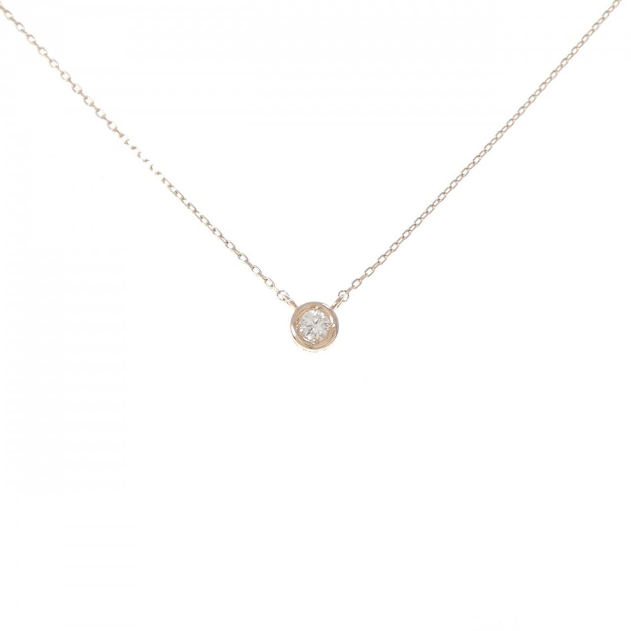 K10PG ダイヤモンド ネックレス 0.05CT