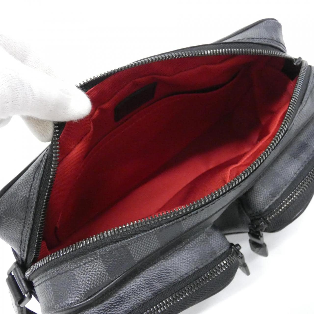 ルイヴィトン ダミエ グラフィット ユーティリティ ユーティリティ メッセンジャー N40280 ショルダーバッグ