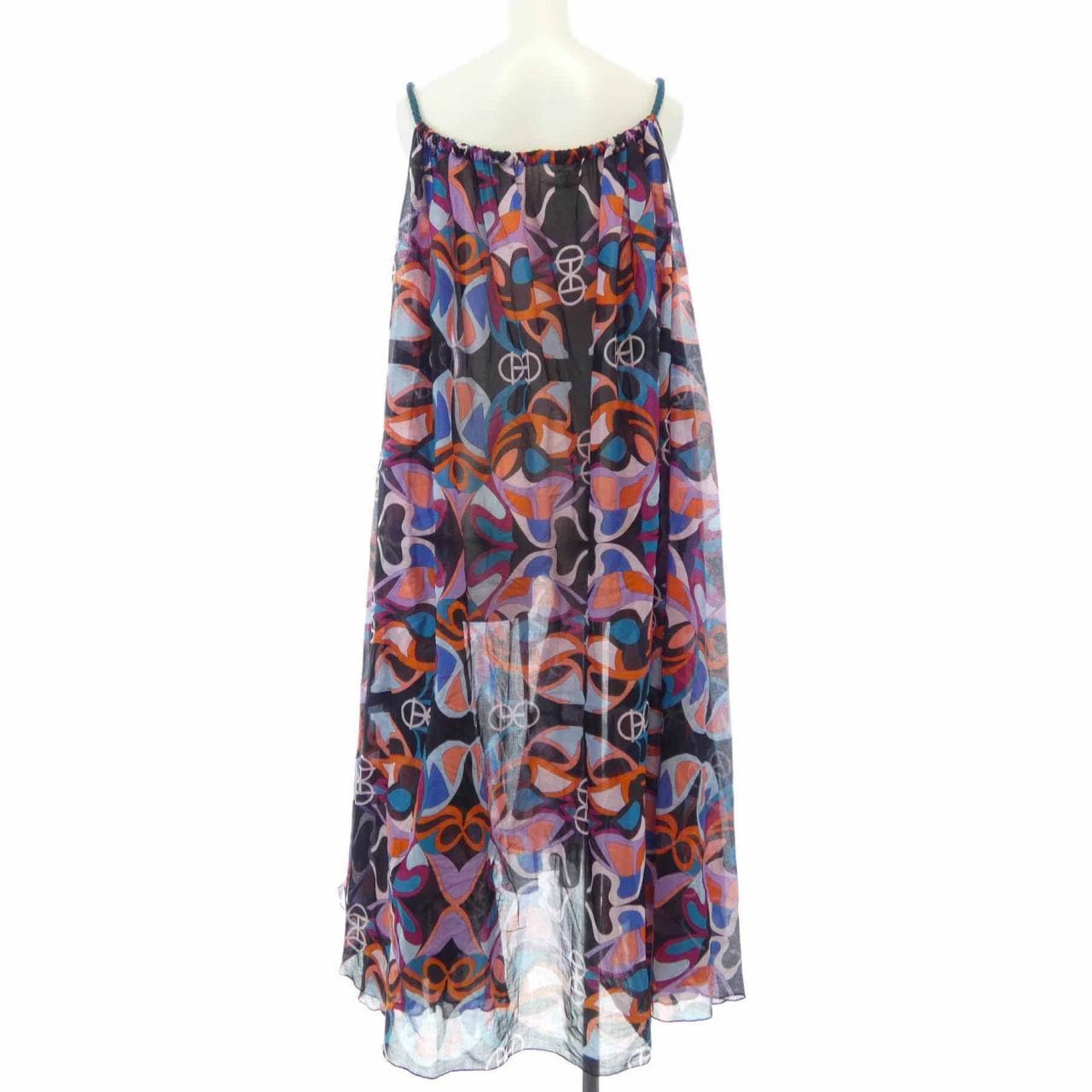 エルメス HERMES FLEURS MIROIRHROND 2E3504DE ワンピース