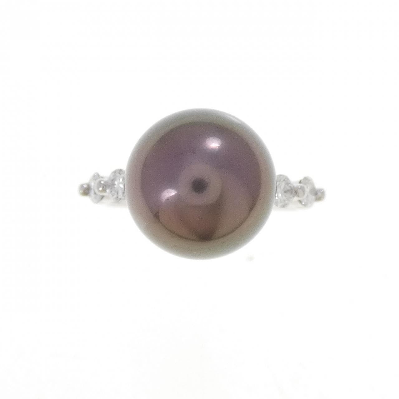 PT900 黒蝶パール リング 11.5mm