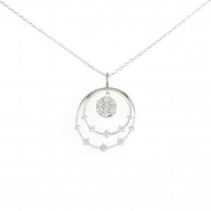 K18WG ダイヤモンド ネックレス 0.40CT