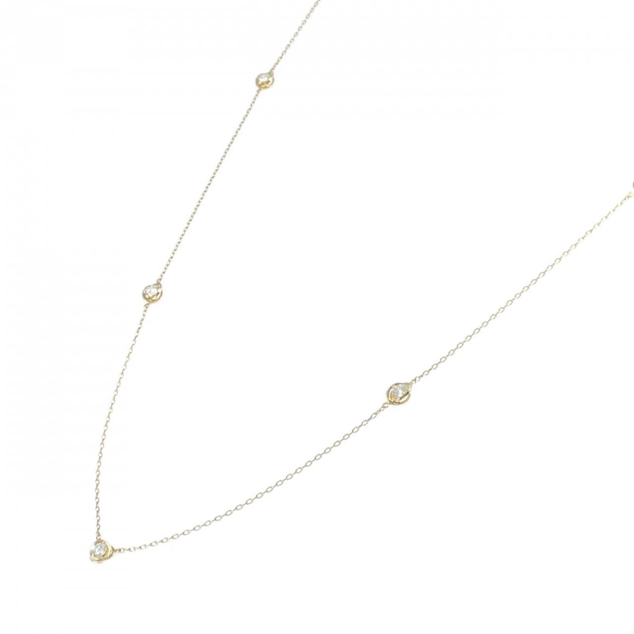 K18YG ダイヤモンド ネックレス 1.00CT