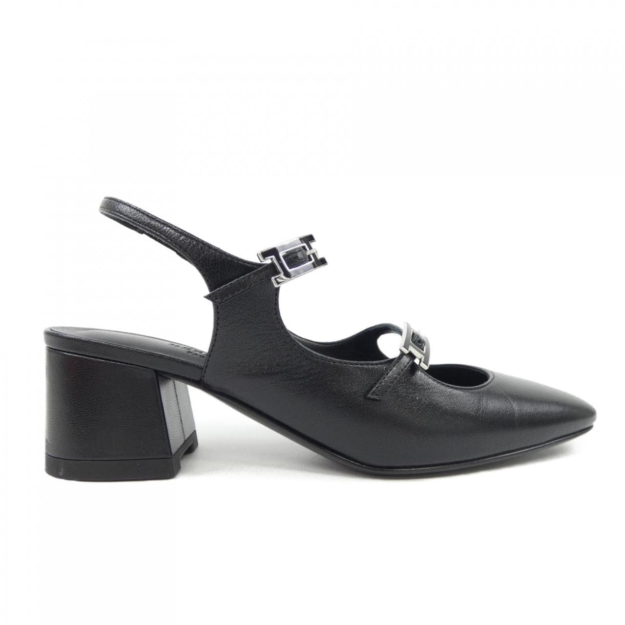 エルメス HERMES ジャッキー50 アピバックル 242041Z パンプス