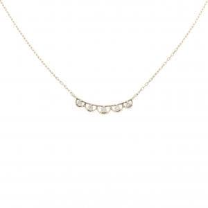 K10YG ダイヤモンド ネックレス 0.03CT