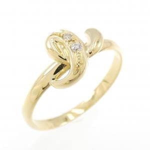K18YG ダイヤモンド リング 0.024CT
