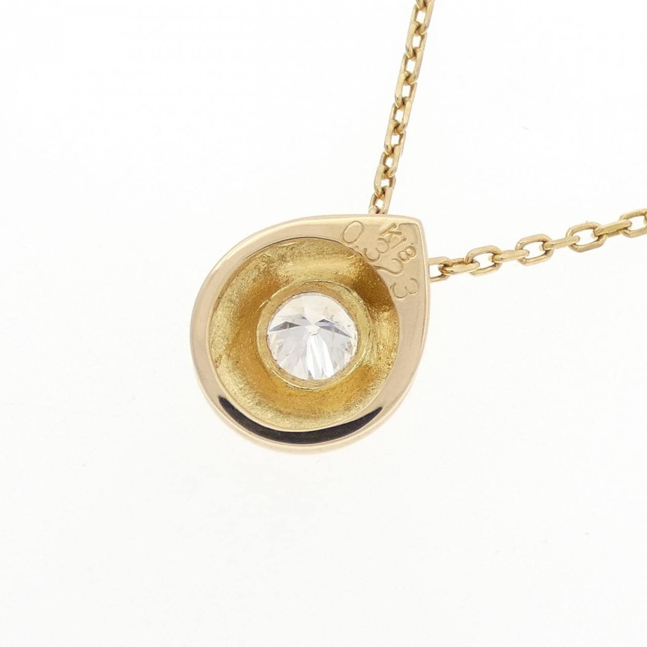 750YG ダイヤモンド ネックレス 0.323CT