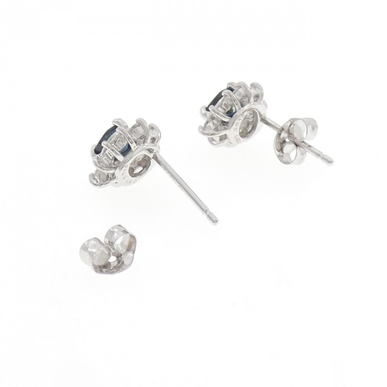 PT850 サファイヤ ピアス 0.60CT