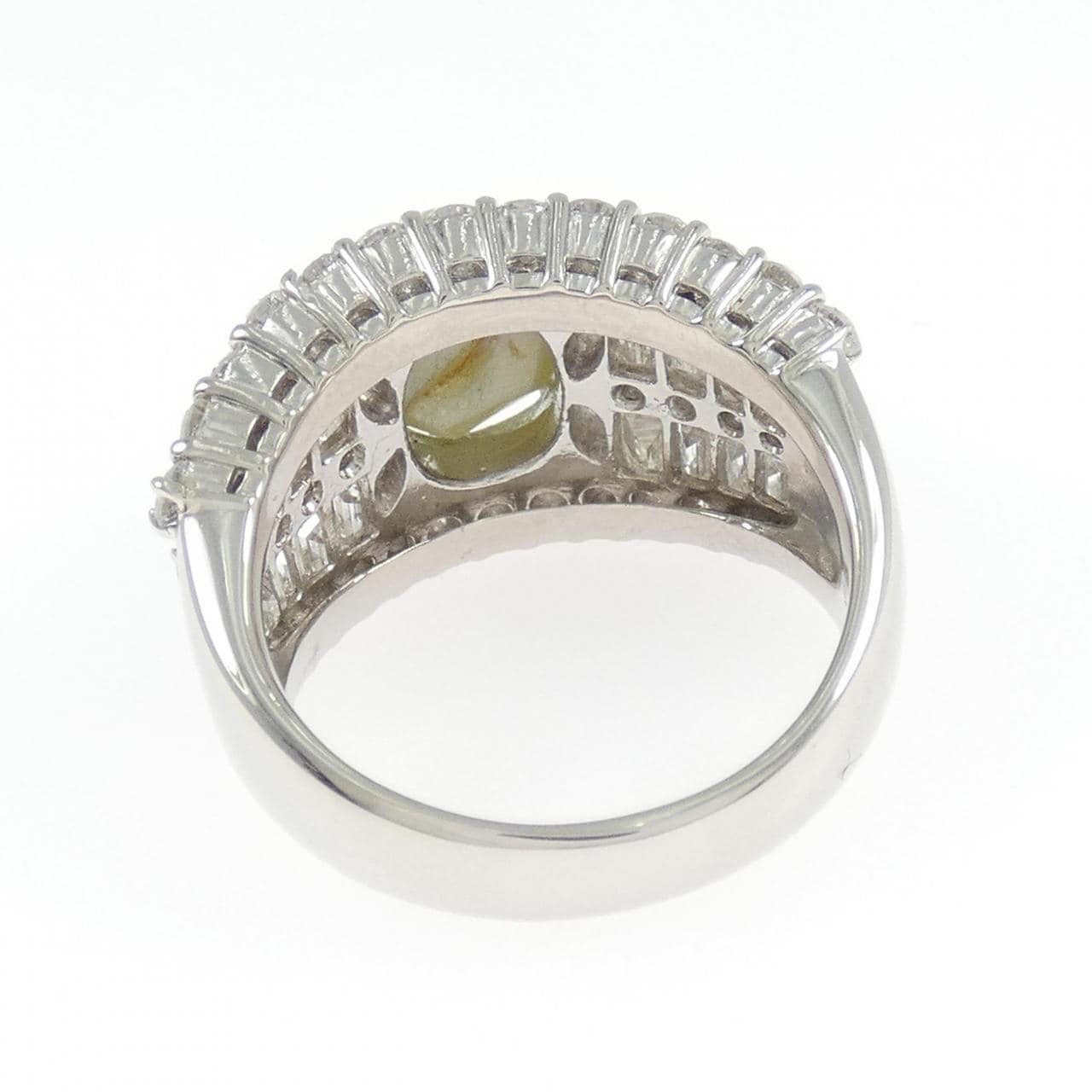 PT900 クリソベリルキャッツ リング 3.29CT