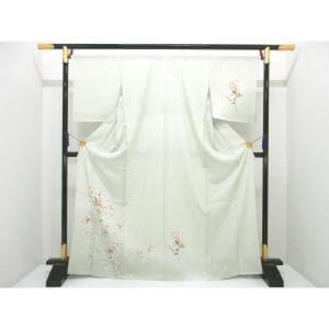 【新品】単衣　絽訪問着　友禅加工