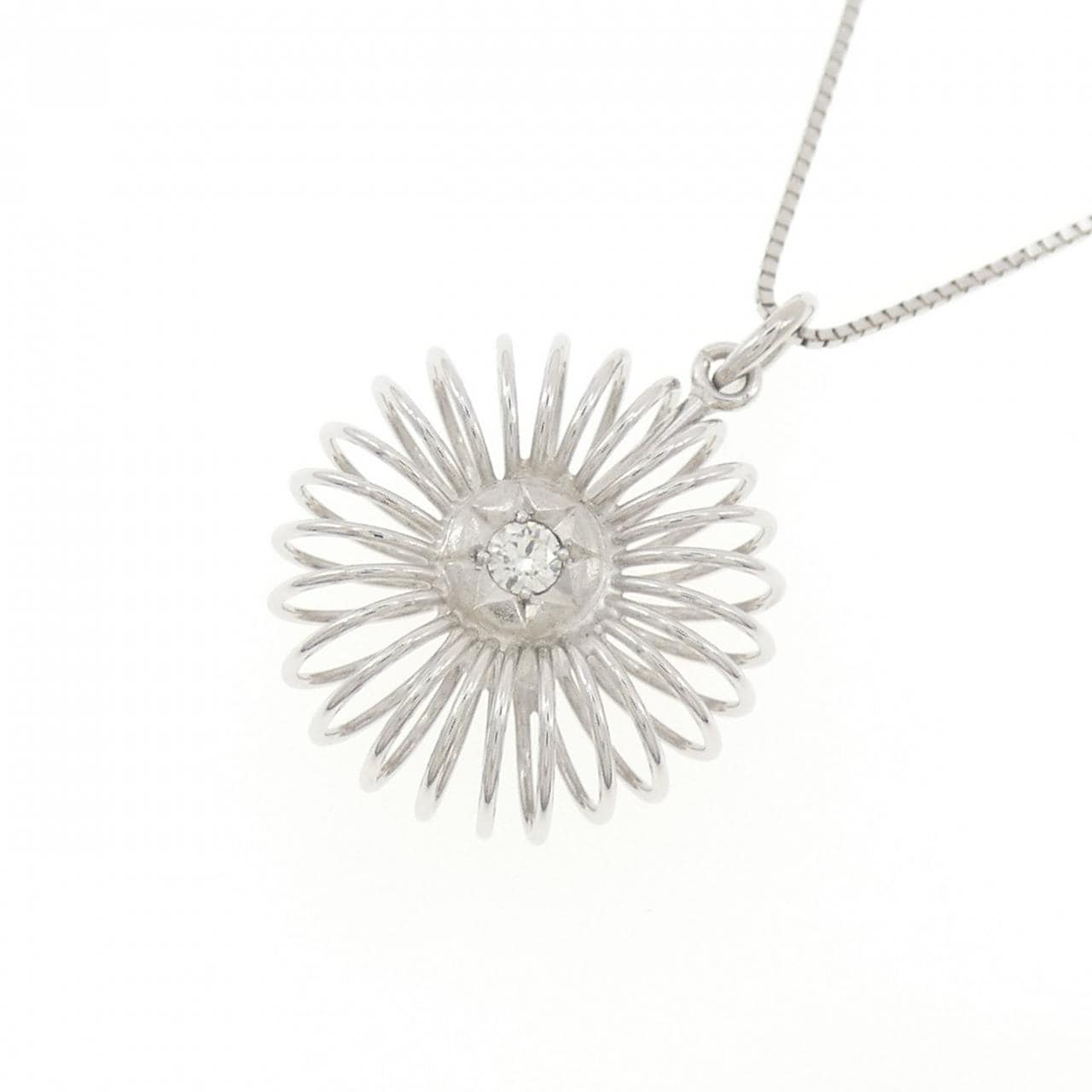 PT/PT850 ダイヤモンド ネックレス 0.13CT