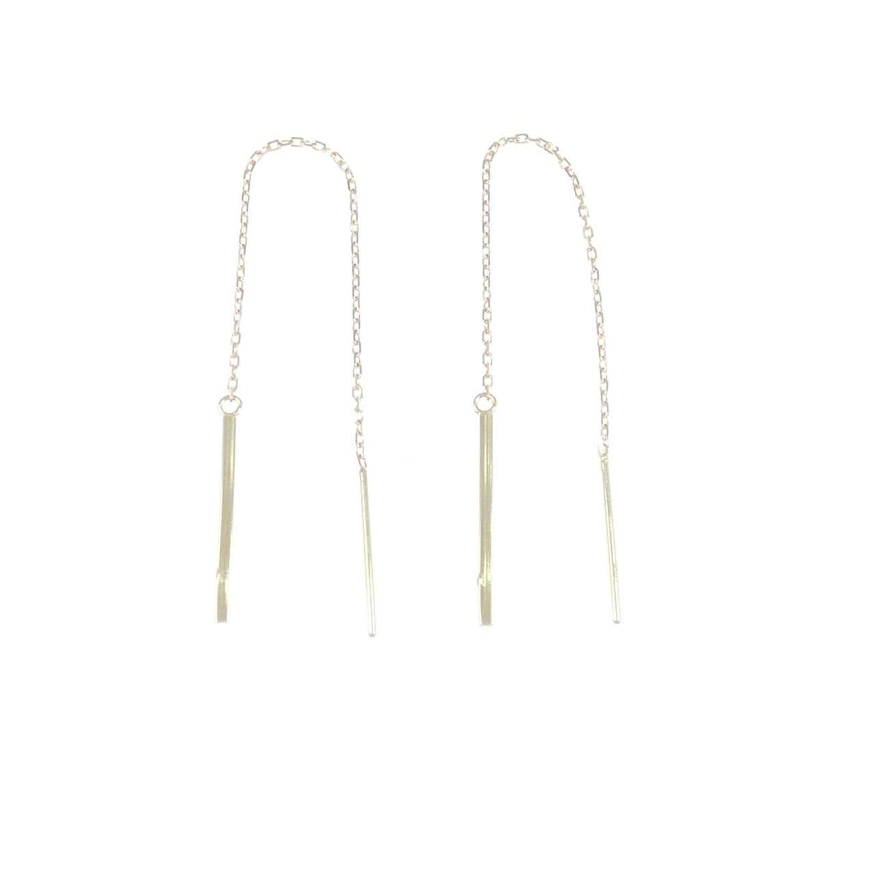 K10YG ダイヤモンド ピアス 0.006CT