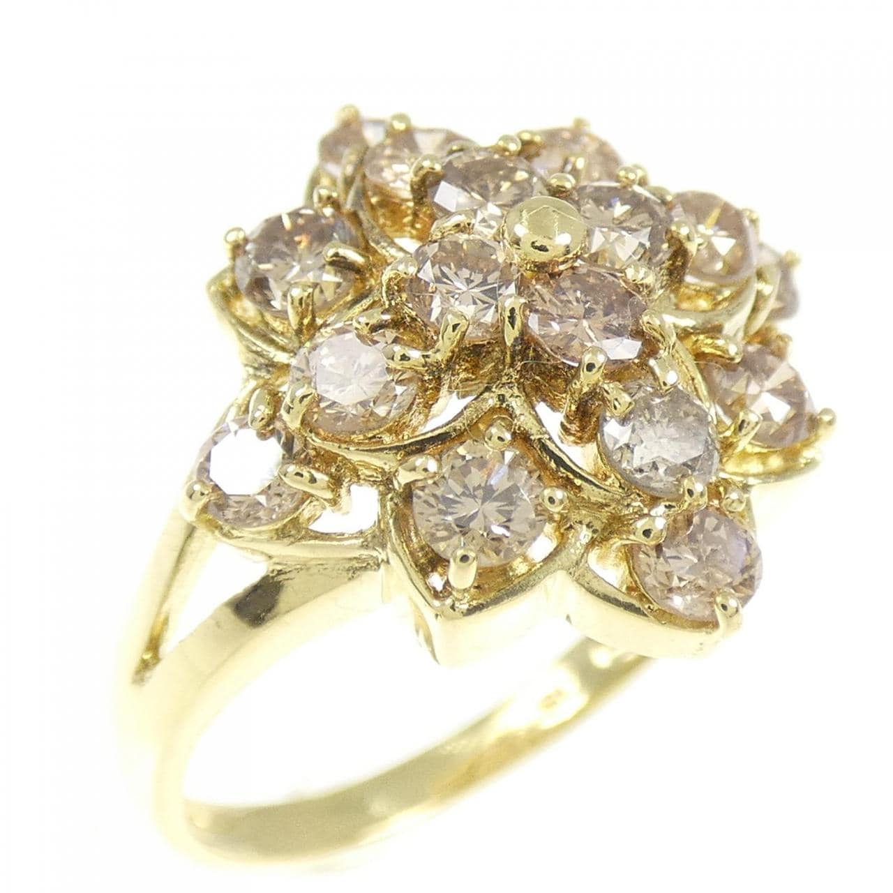 K18YG ダイヤモンド リング 1.00CT