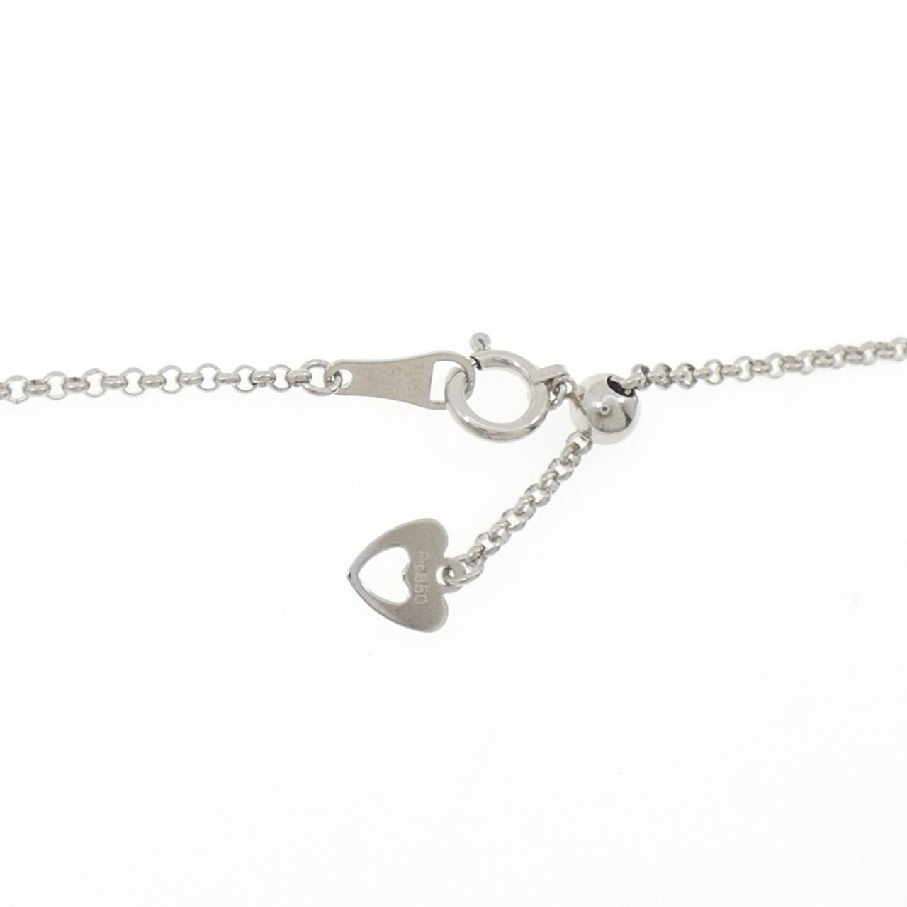 PT900/PT850 エメラルド ネックレス 0.53CT