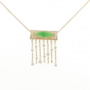 K18YG ヒスイ ネックレス