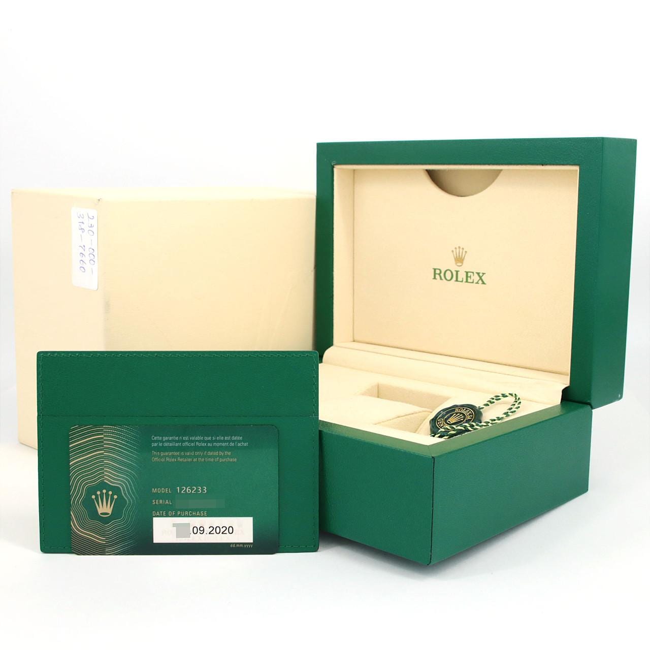 ロレックス デイトジャスト 126233G･3 SSxYG 自動巻 ランダム番
