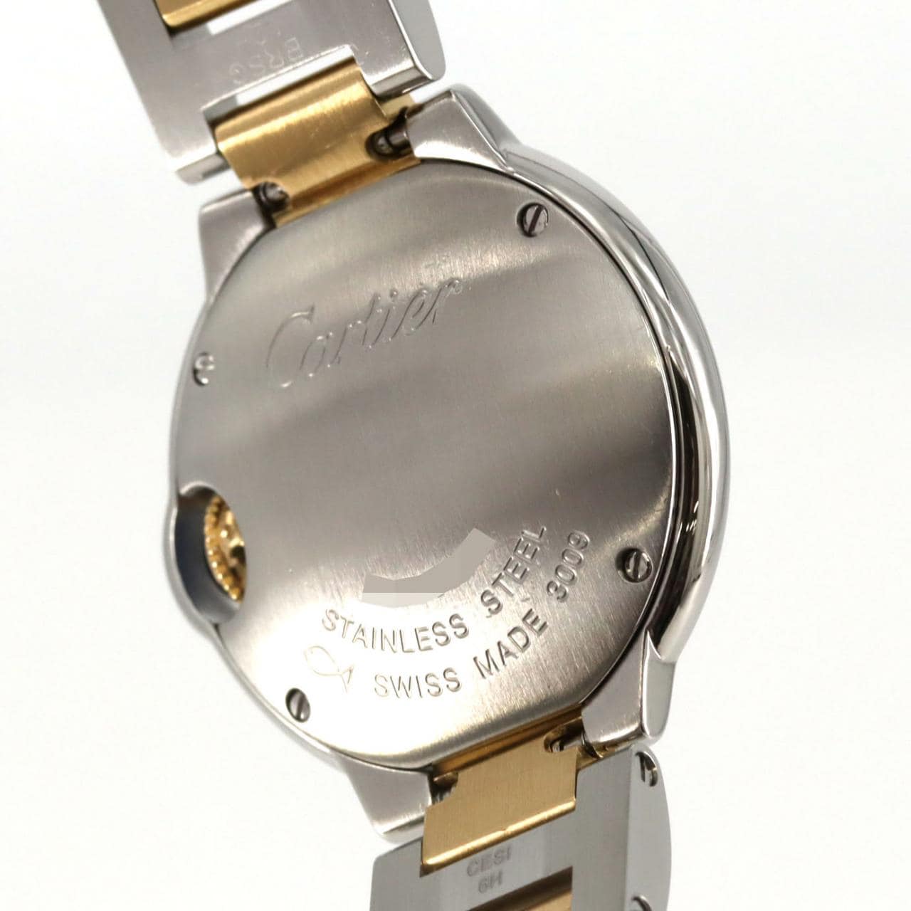カルティエ バロンブルーSM コンビ W69007Z3/W2BB0010 SSxYG クォーツ