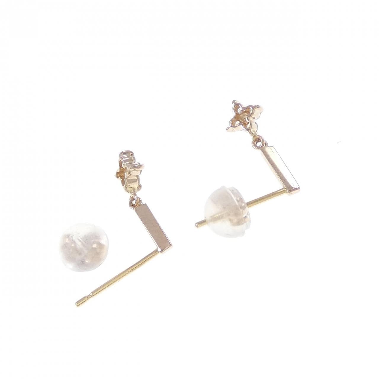 K18PG ダイヤモンド ピアス