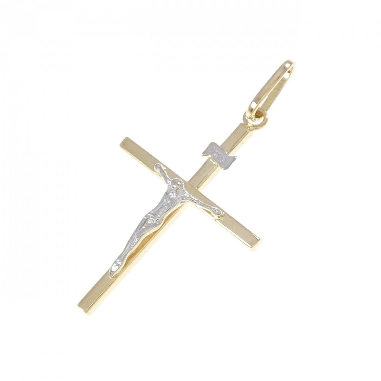 K18YG/K18WG十字架吊墜